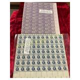 2ct Sets of Mint Unused Stamp Sheets