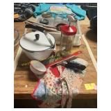 Mason Jars, Kettle, Kitchenware