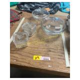 Pyrex Bowls w/Lids, 2ct Refrigerator Dish