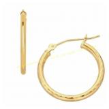 Belk & Co 10K Yellow Gold Hoop Earrings