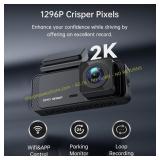Dash Cam for Car: Night Vision, WiFi, App