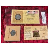 Pewter Bicentennial US Postal Medal, Etc