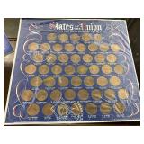 States of The Union Bronze Col. Coin Set