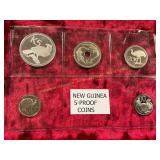 5ct New Guinea Proof Coins