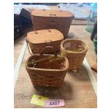 4ct Longaberger Baskets