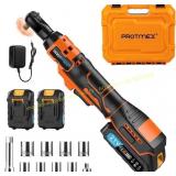 Protmex Cordless Ratchet Wrench 60FT-LBS