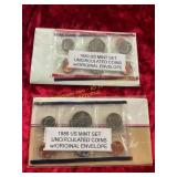 1986 US Mint Set Uncir. Coins