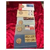 1972-76 Set of Bicentennial US Medal 1st Day Cover