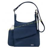 Anti-Theft Midnight Poly Messenger Bag