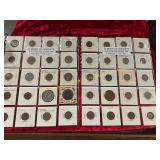 40ct Mixed US Obsolete + Foreign Coins