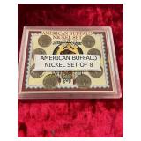 Set of 8 Buffalo Nickels