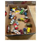 Flat of HotWheels/Matchbox Cars