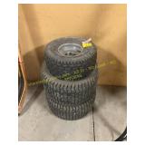 Lawn Mower Tires 15x6-6, 2ct 18x9.50-8