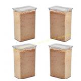 The Home Edit Large Canisters, 4-ct Clear