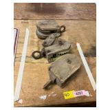 3ct Block + Tackle Pulleys