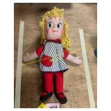 Vtg Mattie 1960s Pull String Talking 16" Belle