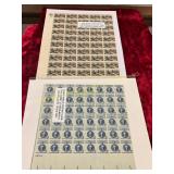 2ct Sets of Mint Unused Stamp Sheets