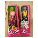 87 Island Fun Barbie+  85 Tropical Ken