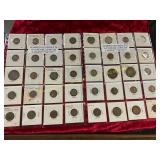 40ct Mixed US Obsolete + Foreign Coins