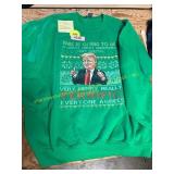 Gildan Lg Trump Christmas Sweatshirt