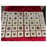 40ct Mixed US Obsolete + Foreign Coins