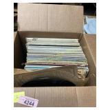 Box of Vinyl Records