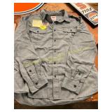 Levi Mens L Button Up Long Sleeve