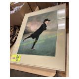 The Skating Minister Framed/Matted Print