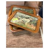 Vintage Retriever Dog TV Trays