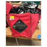 Equipment Bag With Helmets, Skates, Misc