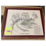 Framed Sutliff Bridge Print