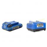 Kobalt 24-Volt 1-Pack Li-ion 2Ah Battery & Charger
