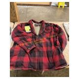 Mens Wolverine LG Sherpa Lined Flannel Jacket