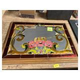 Stained/Etched Glass Mirror