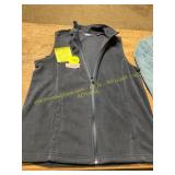 Lands End Full Zip M(10-12) Fleece Vest