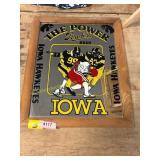 Iowa Hawkeye Stroh s Beer Mirror