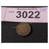 1907 Indian Head penny