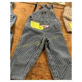 3T OshKosh Bigosh Hickory Stripe Overalls