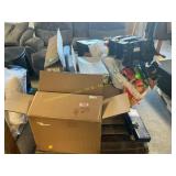 Blinds, toys, organizer, dog fence,