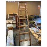 6 ft wooden step ladder