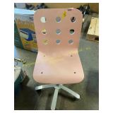 Pink office chair
