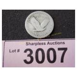 1925 Standing Liberty silver quarter