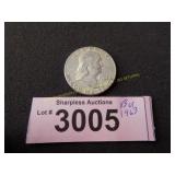 uncirculated 1963 franklin silver half dollar