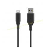 Auto Drive USB-A 3-in-1 Cable MFI PVC Black