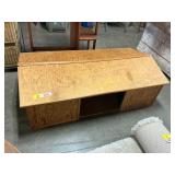 Wooden toy machine shed