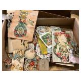 Lot of Vintage Cards/Post Cards/Cut Outs