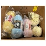 Box of Assorted Yarn/Colors