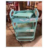 Metal organizer shelf