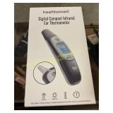 HealthSmart Battery-Operated Gray Thermometer