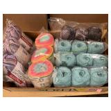 Box of Assorted Yarn/Colors